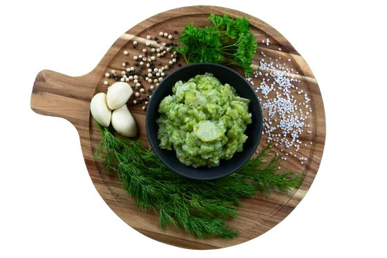 Hausgemachter grüner Kartoffelsalat von Kropp Feinkost Berlin-Neukölln