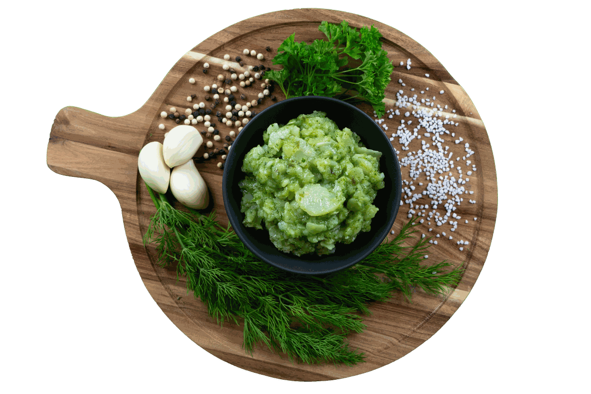 Grüner Kartoffelsalat – Feinkostmanufaktur Kropp