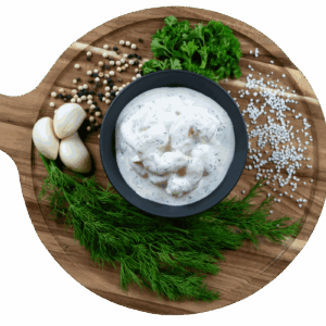 Kräuter Joghurt Garnelen – Feinkostmanufaktur Kropp