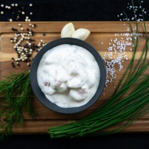 Garnelen in Knoblauchcreme – Feinkostmanufaktur Kropp