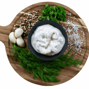 Garnelen in Knoblauchcreme – Feinkostmanufaktur Kropp