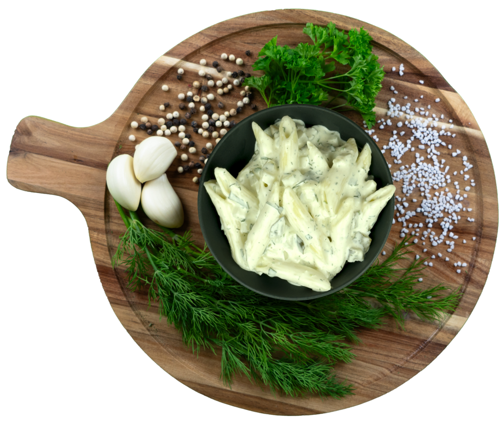 Pennesalat Aglio – hausgemachter Nudelsalat von Feinkostmanufaktur Kropp
